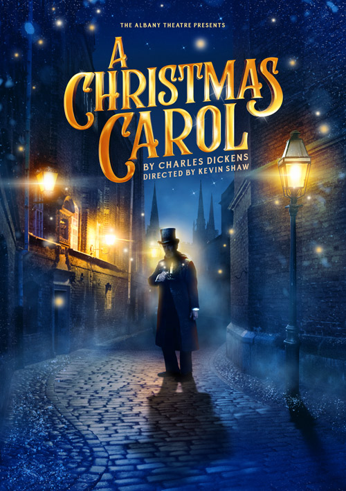 Poster design for Albany Theatre's production of A Christmas Carol