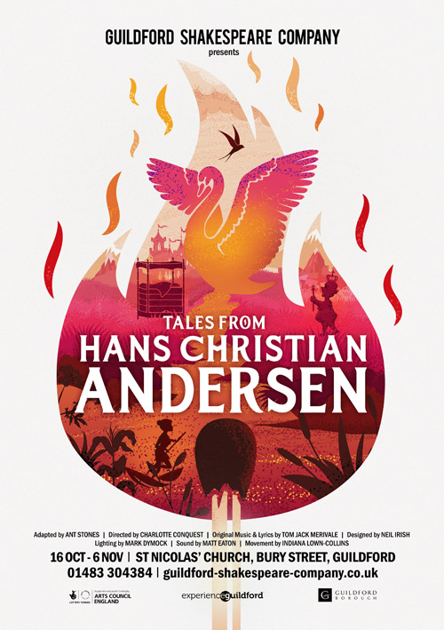Theatre poster design for Tales from Hans Christian Andersen