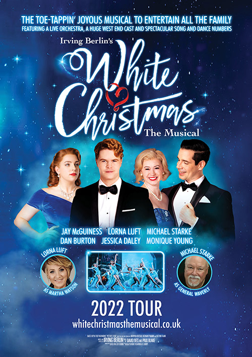 Jay McGuinness features on a poster for the UK tour of White Christmas